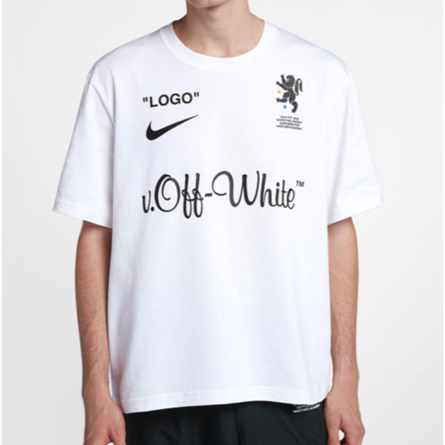 ナイキ オフホワイト NIKE OFF-WHITE Tシャツ Lサイズ 白 込