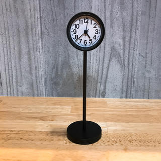 ムジルシリョウヒン(MUJI (無印良品))の無印良品 公園の時計 置き時計 ブラック(置時計)