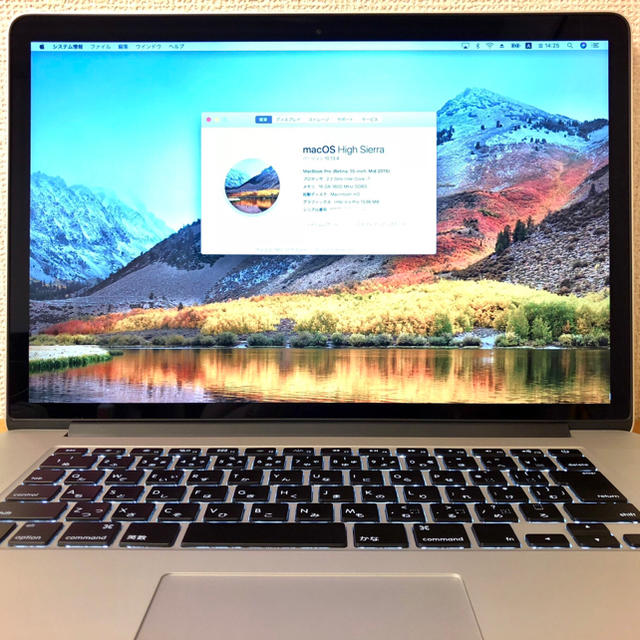 MacBook Pro 15インチ 16GB 1TB SSD 2015 美品