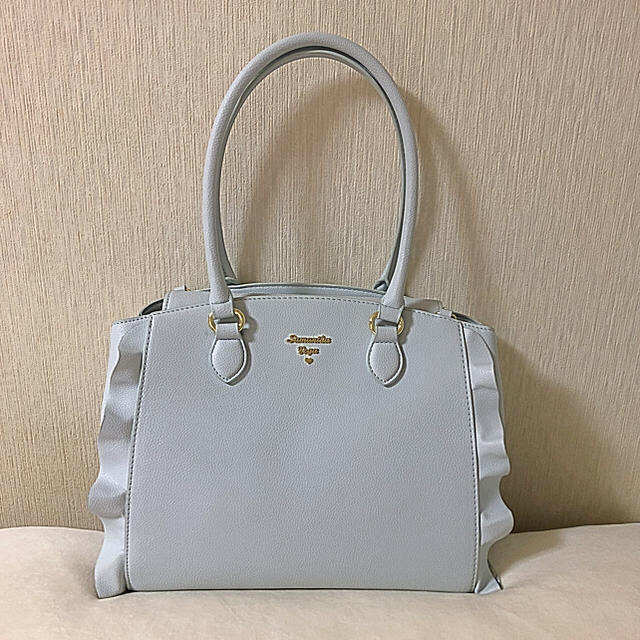 Samantha Vega(サマンサベガ)の【中古】サマンサベガ☆フリルハンドルＢＡＧ（大） レディースのバッグ(ハンドバッグ)の商品写真