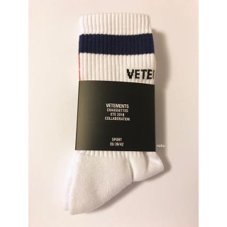 トミーヒルフィガー(TOMMY HILFIGER)の新品【 VETEMENTS × TOMMY 】 ソックス 39/42(ソックス)