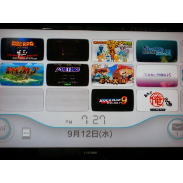 Wii(ウィー)の☆☆任天堂☆Wii☆ホワイト☆☆ダウンロードソフト22本付☆すぐに遊べるセット☆ エンタメ/ホビーのゲームソフト/ゲーム機本体(家庭用ゲーム機本体)の商品写真