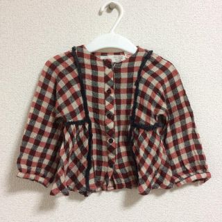 ザラキッズ(ZARA KIDS)のZARA 長袖ブラウス (シャツ/カットソー)