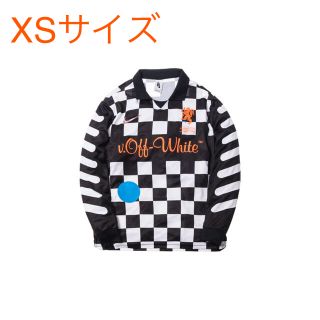 オフホワイト(OFF-WHITE)の【XS】Nike Lab OFF-WHITE フットボール ジャージ(Tシャツ/カットソー(七分/長袖))