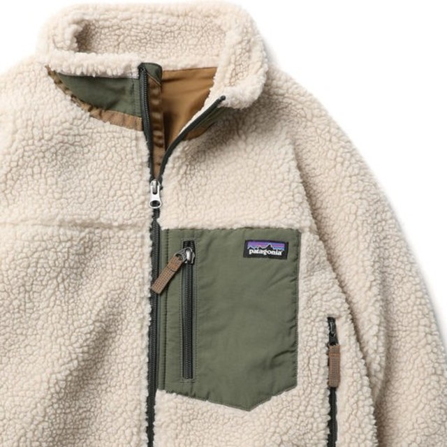 patagonia(パタゴニア)のpatagonia　キッズレトロxジャケット グリーン　XXL  レディースのジャケット/アウター(ブルゾン)の商品写真