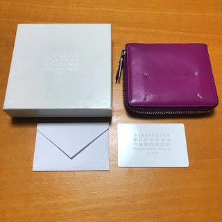 マルタンマルジェラ(Maison Martin Margiela)のMaison Martin Margiela wallet pink 財布(折り財布)