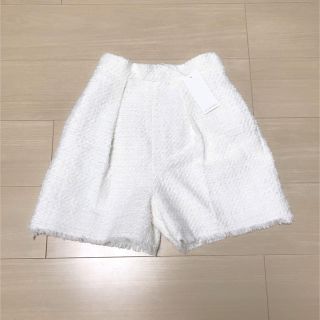 ルシェルブルー(LE CIEL BLEU)のLE CIEL BLEU ショートパンツ  タグ付き 美品(ショートパンツ)