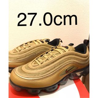 ナイキ(NIKE)のNIKE AIR VAPORMAX 97  ヴェイパーマックス ゴールド(スニーカー)