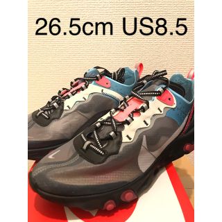 ナイキ(NIKE)のNIKE REACT ELEMENT 87 solar red(スニーカー)