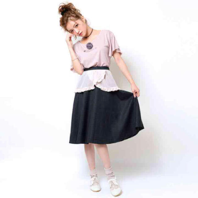 Crayme,(クレイミー)の【つむ様専用】Crayme, apron check skirt レディースのスカート(ひざ丈スカート)の商品写真