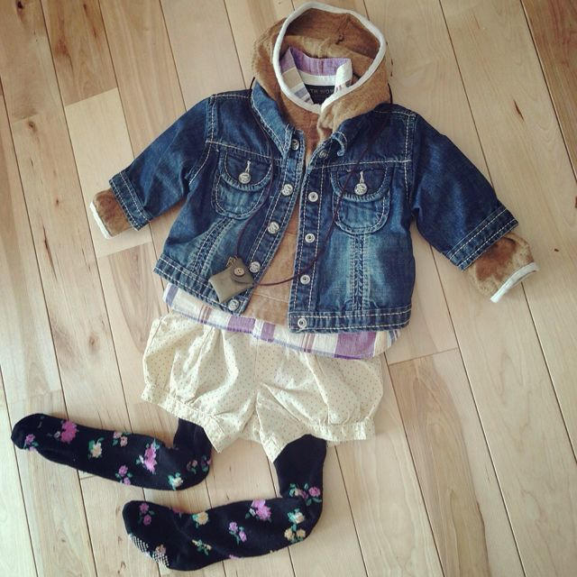 babyGAP(ベビーギャップ)のGAP＊ジージャン＊80 キッズ/ベビー/マタニティのキッズ服女の子用(90cm~)(その他)の商品写真