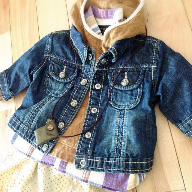 babyGAP(ベビーギャップ)のGAP＊ジージャン＊80 キッズ/ベビー/マタニティのキッズ服女の子用(90cm~)(その他)の商品写真