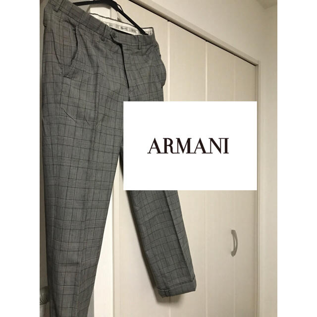 Armani(アルマーニ)のARMANI グレンチェック スラックス メンズのパンツ(スラックス)の商品写真