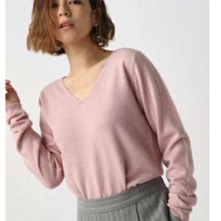 アズールバイマウジー(AZUL by moussy)の美品☆アズールバイマウジー薄手ニット(ニット/セーター)