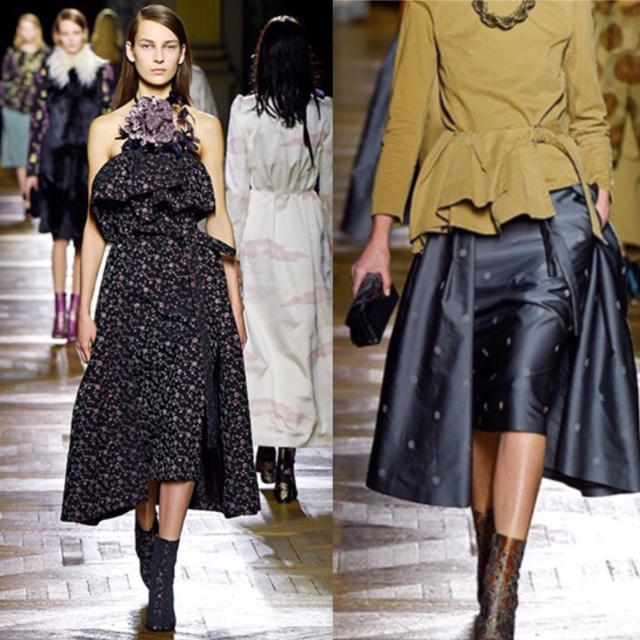 ドリスヴァンノッテン driesvannoten スカート ジャガード リアル 9639