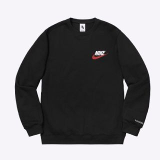 シュプリーム(Supreme)のSupreme Nike クルーネック ブラック XS(スウェット)