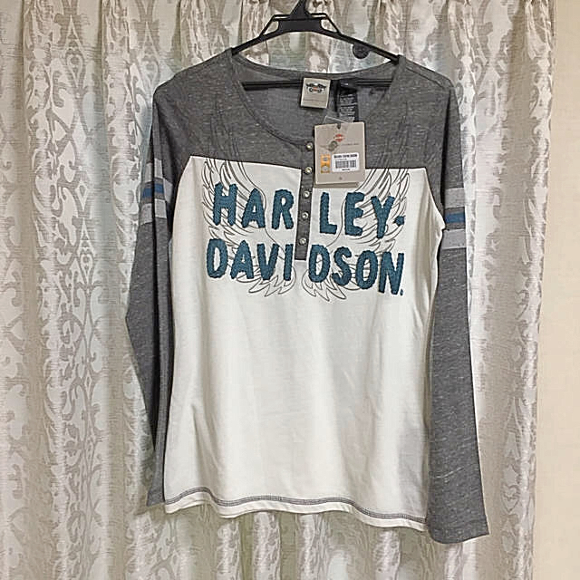 Harley Davidson(ハーレーダビッドソン)の【HARLEY】新品Tシャツ mサイズ レディースのトップス(Tシャツ(長袖/七分))の商品写真