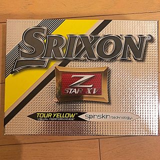 スリクソン(Srixon)の【新品 送料込】SRIXON  Zスター XV ゴルフボール イエロー(その他)