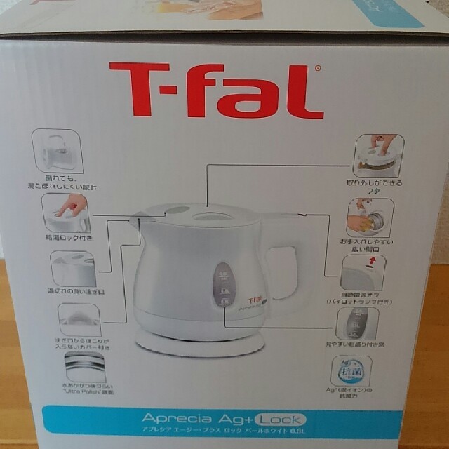 T-fal(ティファール)のT-fal ケトル 0.8㍑新品未使用品！！ スマホ/家電/カメラの生活家電(電気ケトル)の商品写真