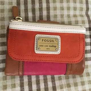 フォッシル(FOSSIL)の【デヒ様★専用】美品☆FOSSIL の革財布(折り財布)