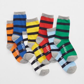 ギャップキッズ(GAP Kids)のGAP kidsソックス7足セット 16〜18cm(靴下/タイツ)