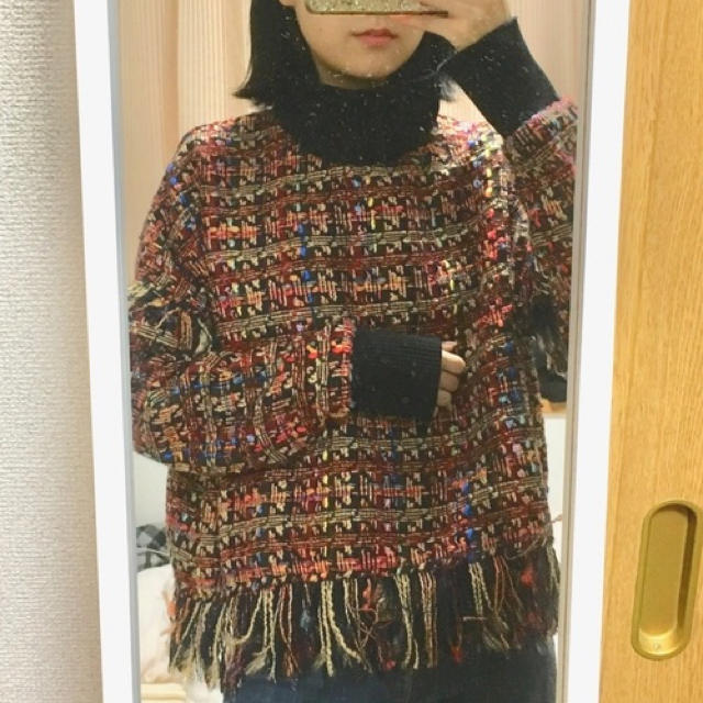 ZARA(ザラ)のZARA ツイードトップス レディースのトップス(カットソー(長袖/七分))の商品写真