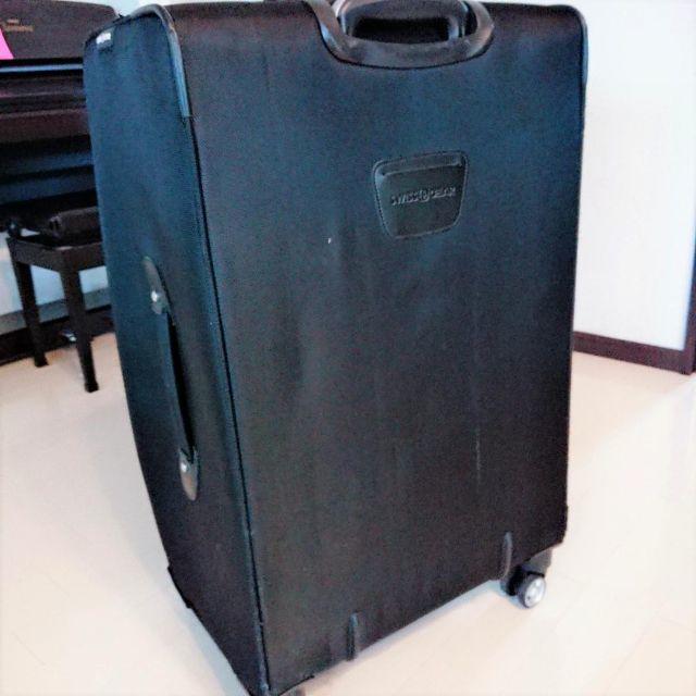 値下げ！SWISS GEAR☆スーツケース ブラック 大きめサイズ メンズのバッグ(トラベルバッグ/スーツケース)の商品写真
