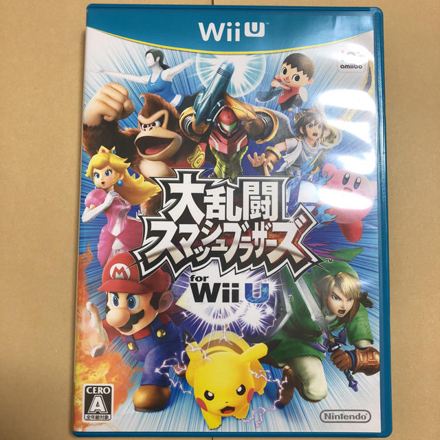 Wii U(ウィーユー)の大乱闘スマッシュブラザーズfor WiiU エンタメ/ホビーのゲームソフト/ゲーム機本体(家庭用ゲームソフト)の商品写真