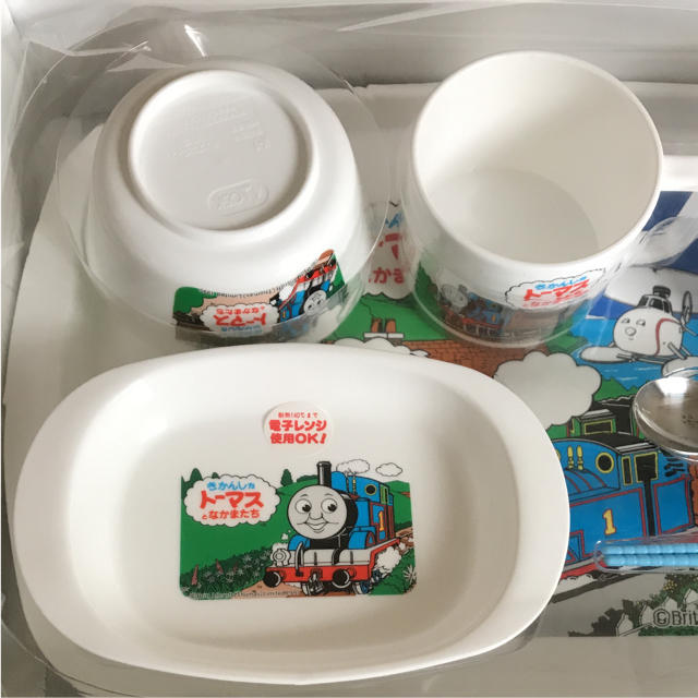 新品未使用 トーマス ランチセット キッズ/ベビー/マタニティの授乳/お食事用品(離乳食器セット)の商品写真