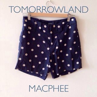 トゥモローランド(TOMORROWLAND)のMACPHEE💫ドットパンツ(ショートパンツ)