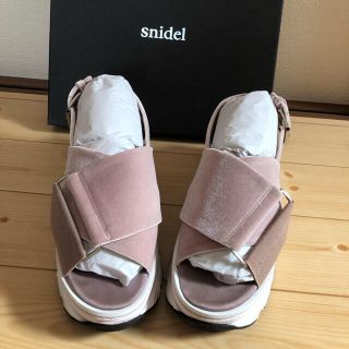 スナイデル(SNIDEL)の最終値下 snidel スニーカーソールサンダル(サンダル)