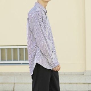 コムデギャルソン(COMME des GARCONS)のストライプシャツ ビッグシルエット 美品(シャツ)