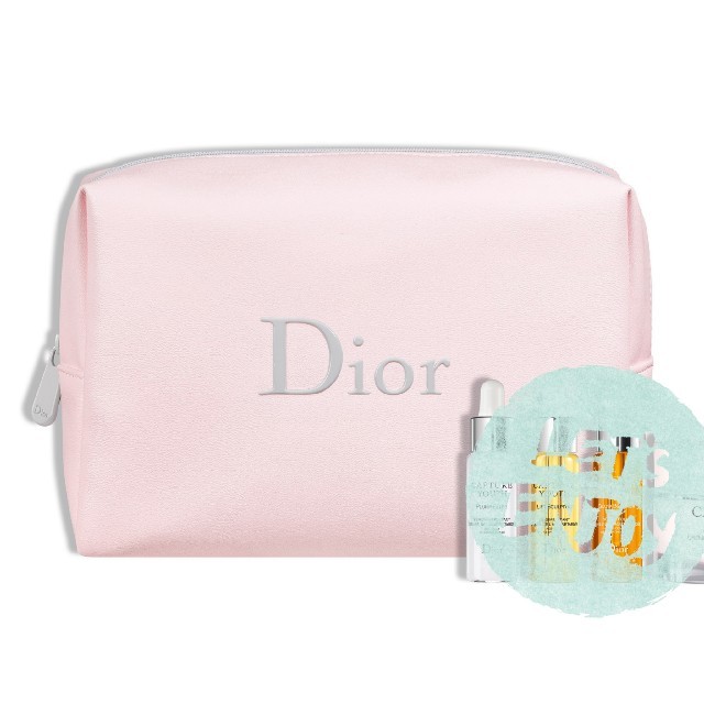 Dior ディオール ノベルティ オリジナルポーチ ピンク | フリマアプリ ラクマ
