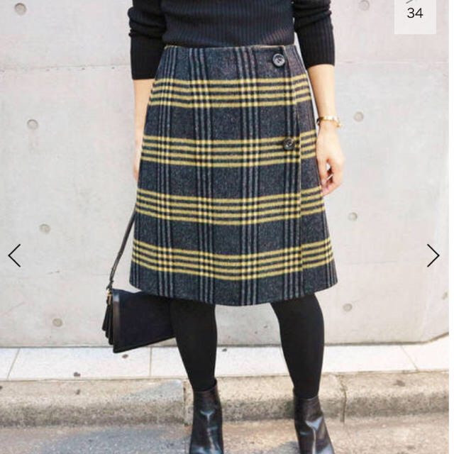 IENA(イエナ)のイエナ IENA リバーシブル スカート ベイクルーズ レディースのスカート(ひざ丈スカート)の商品写真