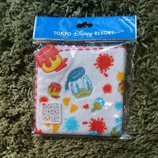 ディズニー(Disney)のドナルド タオルハンカチ(キャラクターグッズ)