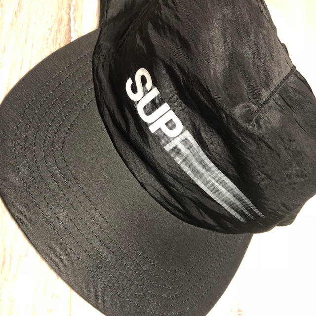 supreme モーションロゴキャップ黒