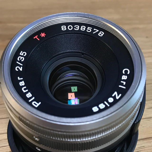 美品 contax Gレンズ 35mm F2 フィルターフードキャップ