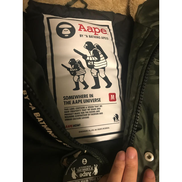 A BATHING APE(アベイシングエイプ)のAAPE H.Weight Down Jacket メンズのジャケット/アウター(ダウンジャケット)の商品写真