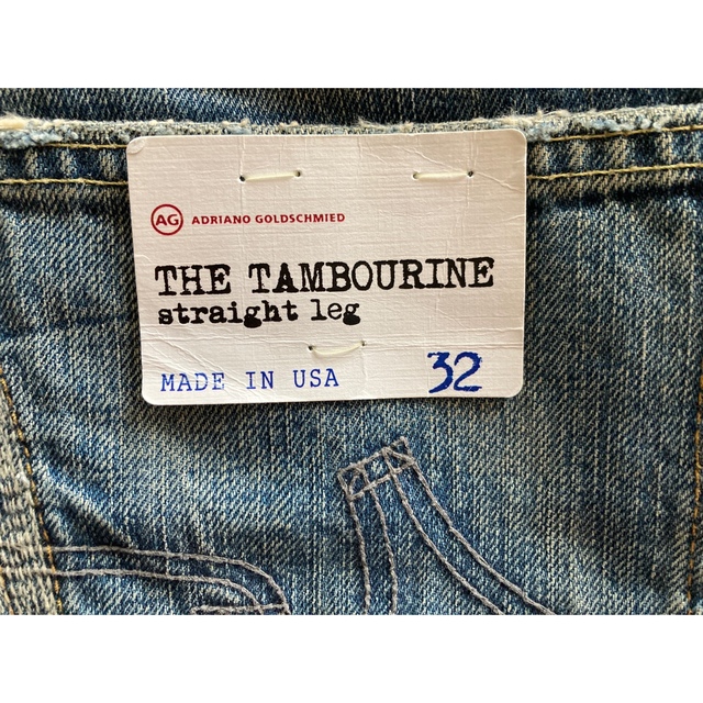 ADRIANO GOLDSCHMIED(アドリアーノゴールドシュミット)の新品AG jeans TAMBOURINE ダメージ/リペア加工 17YEARS メンズのパンツ(デニム/ジーンズ)の商品写真