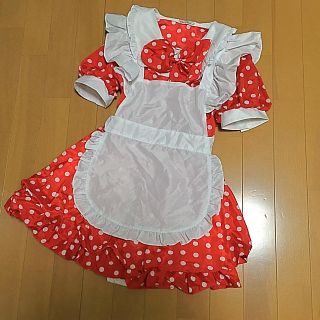 ハロウィン仮装に♡ミニーちゃん風メイド服ワンピース(衣装)