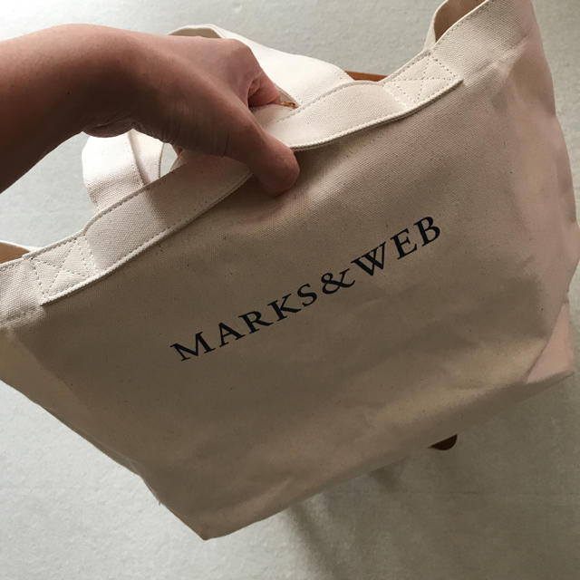 MARKS&WEB(マークスアンドウェブ)のMARKS&WEB コットンキャンバストートL レディースのバッグ(トートバッグ)の商品写真