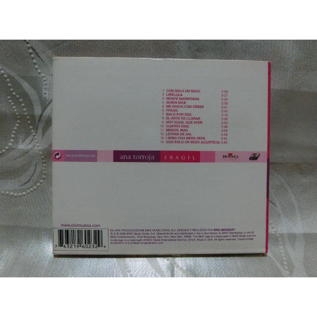 Ana Torroja　/　FRAGIL エンタメ/ホビーのCD(ワールドミュージック)の商品写真