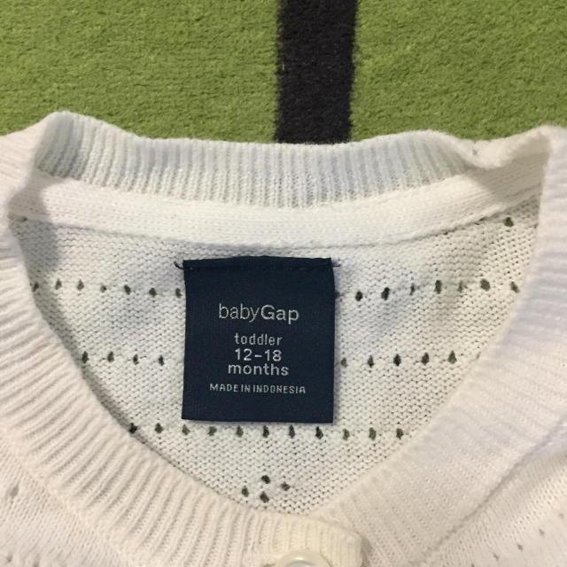 babyGAP(ベビーギャップ)のbaby gap カーディガン キッズ/ベビー/マタニティのベビー服(~85cm)(カーディガン/ボレロ)の商品写真