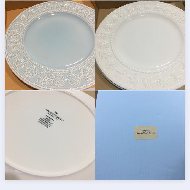 WEDGWOOD(ウェッジウッド)のWEDGWOOD♡プレート27cm♡ペアセット♡新品 インテリア/住まい/日用品のキッチン/食器(食器)の商品写真