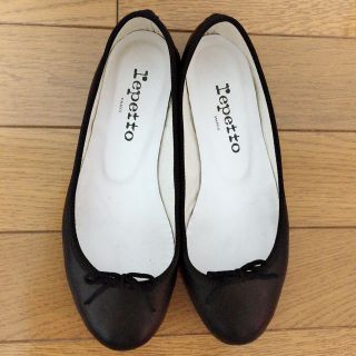 レペット(repetto)のUSED【repetto】黒バレエシューズ 35 22cm(バレエシューズ)