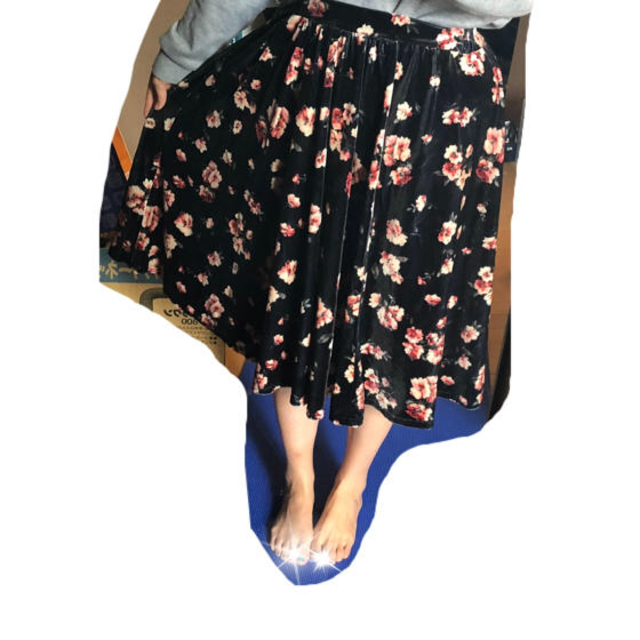 INGNI(イング)のINGNI★花柄スカート レディースのスカート(ロングスカート)の商品写真