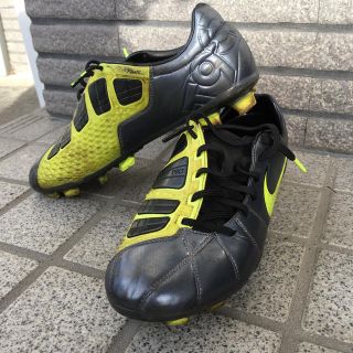 ナイキ(NIKE)のナイキT90 レーザーエリートFG(ダークグレー)(シューズ)