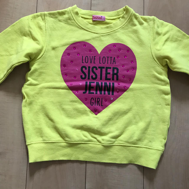 JENNI(ジェニィ)のSister Jenni♡トレーナー 130 キッズ/ベビー/マタニティのキッズ服女の子用(90cm~)(Tシャツ/カットソー)の商品写真