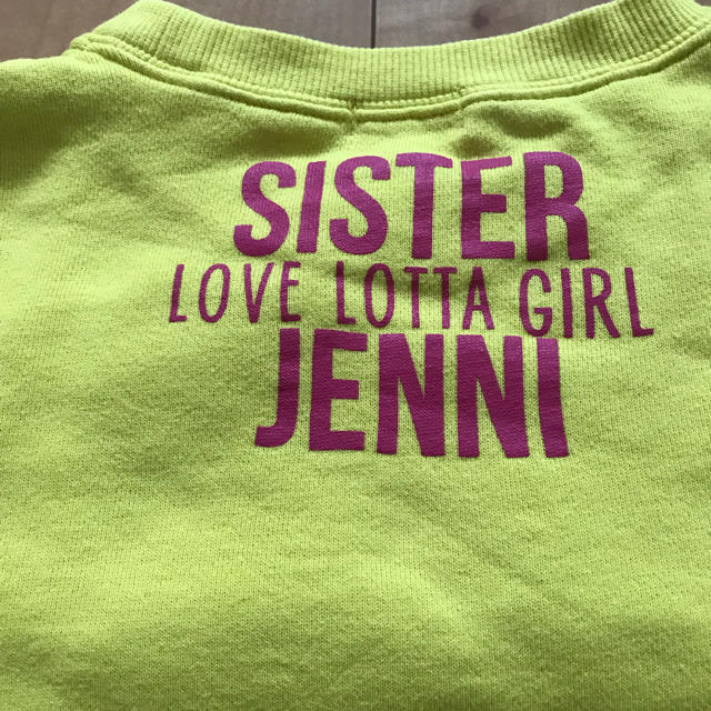 JENNI(ジェニィ)のSister Jenni♡トレーナー 130 キッズ/ベビー/マタニティのキッズ服女の子用(90cm~)(Tシャツ/カットソー)の商品写真