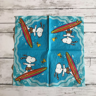 Snoopy スヌーピー サーフィン ペーパーナプキン5枚組の通販 By くらら スヌーピー ならラクマ